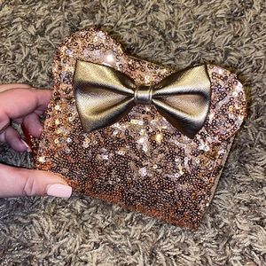 Rose Gold Minnie Mouse Loungefly Wallet
